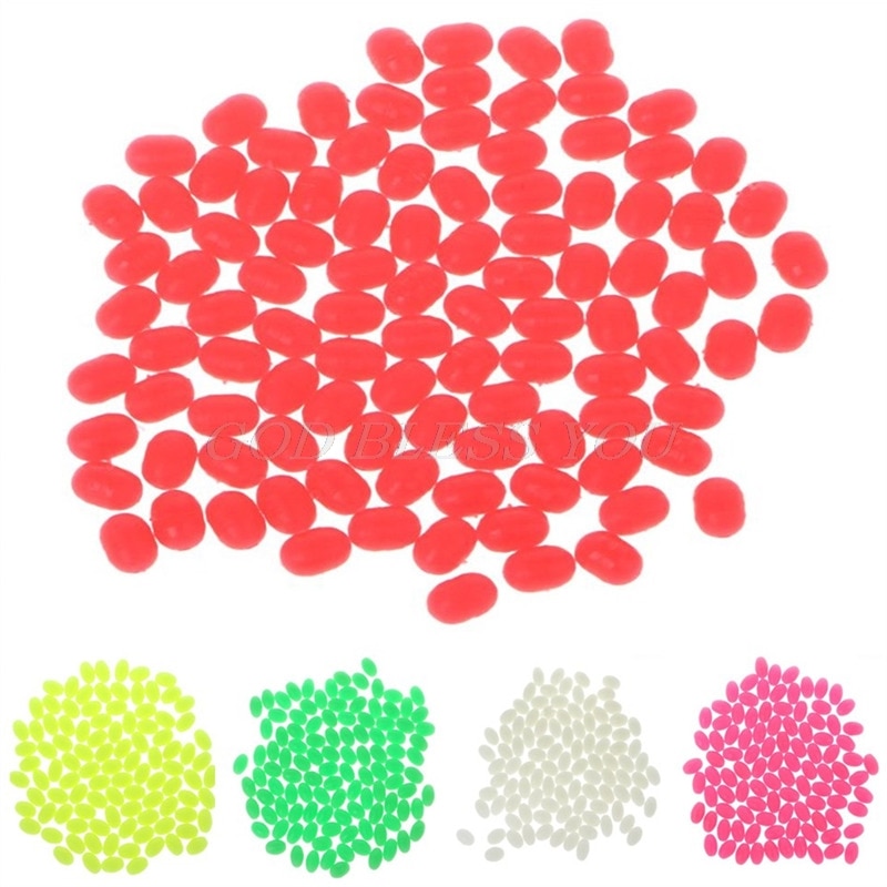 Generic 100pcs/lot Luminous Glow Beads Fishing Space Beans Round Float @  Best Price Online