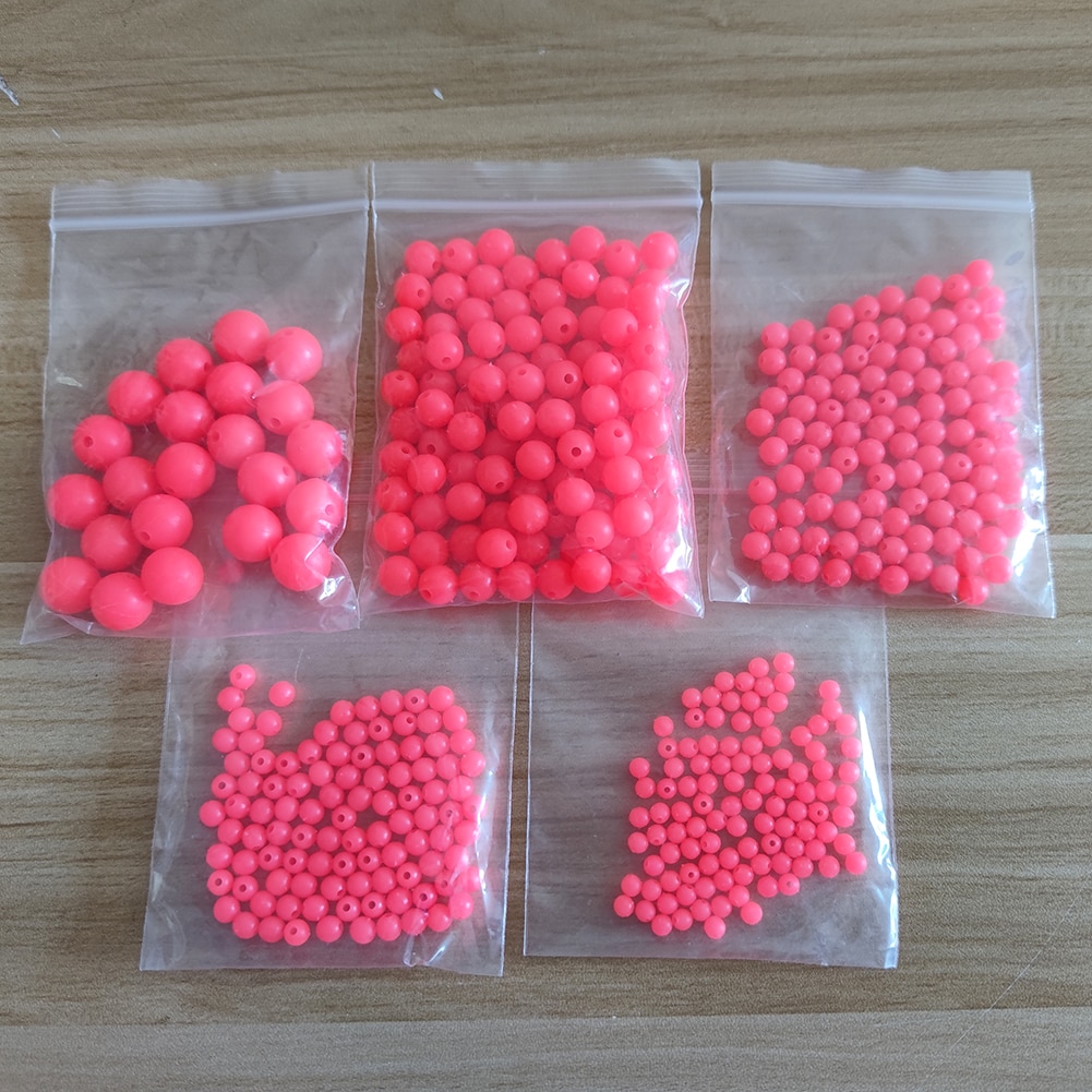 100pcs/pack Hard Round Fishing Beads Plastic Rig Beads 3mm-12mm Fishing  Stopper Carp Fishing Gear Accessory – Taylormans Outdoor