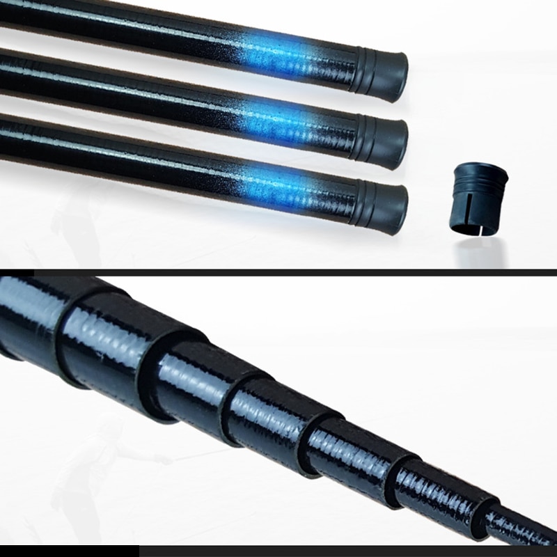 1m-2.1m Telescopic Mini Fishing Rod Ultralight Fishing Rod Carbon