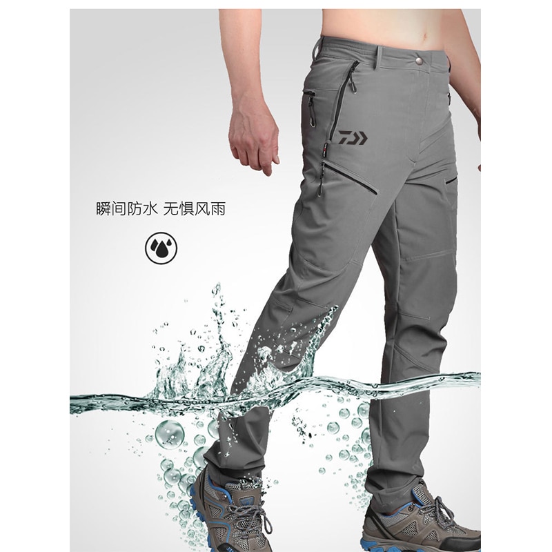 Daiwa Men Fishing Tee Outdoor Breathable Quick Dry Sport Hiking